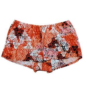 ND Intimates Women's Floral Damask Lounge Shorts Elastic Waist Sleepwear Size XL